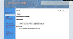 Desktop Screenshot of elearning-wakaaranga.wikispaces.com