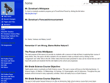 Tablet Screenshot of donahue.wikispaces.com