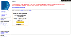 Desktop Screenshot of dallasurbandebate.wikispaces.com
