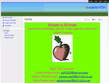 Tablet Screenshot of eastern5th.wikispaces.com