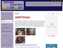 Tablet Screenshot of endlessquestions.wikispaces.com