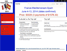Tablet Screenshot of france-spain-trip.wikispaces.com