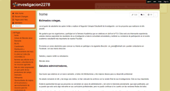 Desktop Screenshot of investigacion2278.wikispaces.com