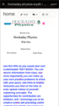 Mobile Screenshot of hockaday-physics-wyatt.wikispaces.com