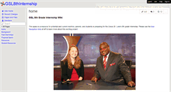 Desktop Screenshot of gsl8thinternship.wikispaces.com