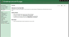 Desktop Screenshot of christmas-around-europe.wikispaces.com