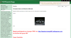 Desktop Screenshot of fepelectrotesjo.wikispaces.com