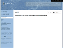 Tablet Screenshot of graphos.wikispaces.com