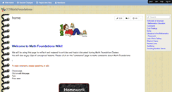 Desktop Screenshot of ccsmathfoundations.wikispaces.com
