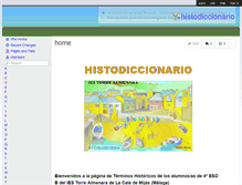 Tablet Screenshot of histodiccionario.wikispaces.com