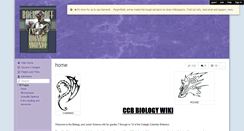 Desktop Screenshot of ccbbiology.wikispaces.com