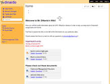 Tablet Screenshot of dinardo.wikispaces.com