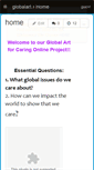 Mobile Screenshot of globalart4caring.wikispaces.com