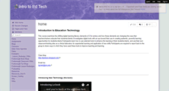 Desktop Screenshot of introtoedtech.wikispaces.com