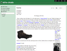 Tablet Screenshot of cleats.wikispaces.com