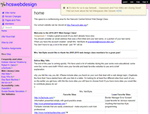 Tablet Screenshot of hcswebdesign.wikispaces.com
