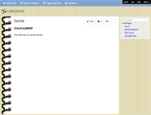 Tablet Screenshot of calkulmind.wikispaces.com