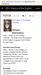 Mobile Screenshot of 2011-history-of-english-nccu.wikispaces.com