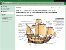 Tablet Screenshot of carabelas.wikispaces.com