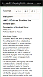Mobile Screenshot of iah211dspring2011.wikispaces.com
