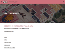Tablet Screenshot of materecursos.wikispaces.com