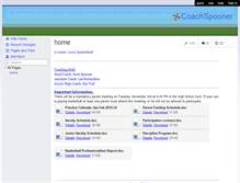 Tablet Screenshot of coachspooner.wikispaces.com