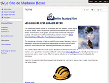 Tablet Screenshot of madameboyer.wikispaces.com