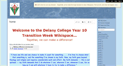 Desktop Screenshot of delany-making-a-difference.wikispaces.com