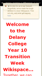 Mobile Screenshot of delany-making-a-difference.wikispaces.com