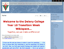 Tablet Screenshot of delany-making-a-difference.wikispaces.com