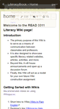 Mobile Screenshot of literacyblock2010.wikispaces.com