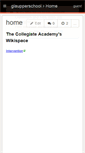 Mobile Screenshot of glaupperschool.wikispaces.com