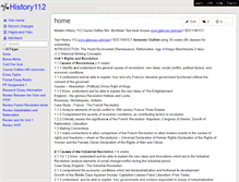 Tablet Screenshot of history112.wikispaces.com