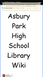 Mobile Screenshot of aphs-library.wikispaces.com