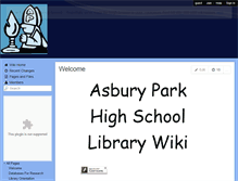 Tablet Screenshot of aphs-library.wikispaces.com