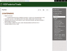 Tablet Screenshot of 10dfedericotirado.wikispaces.com