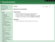 Tablet Screenshot of descolonizacion.wikispaces.com