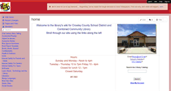 Desktop Screenshot of ccsdlibrary.wikispaces.com