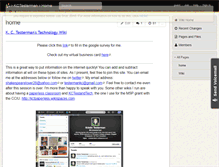 Tablet Screenshot of kctesterman.wikispaces.com