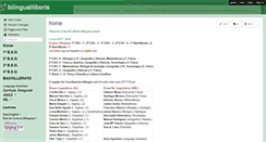 Desktop Screenshot of bilingualiliberis.wikispaces.com