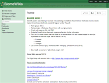 Tablet Screenshot of biomewikis.wikispaces.com