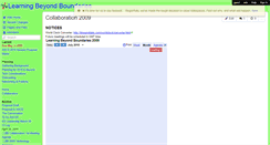 Desktop Screenshot of learningbeyondboundaries.wikispaces.com
