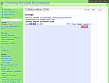 Tablet Screenshot of learningbeyondboundaries.wikispaces.com