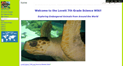 Desktop Screenshot of lovettscience7.wikispaces.com