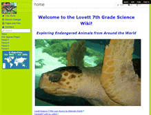 Tablet Screenshot of lovettscience7.wikispaces.com