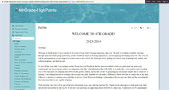Desktop Screenshot of 4thgrade-highpointe.wikispaces.com