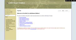 Desktop Screenshot of lasdboardmatters.wikispaces.com