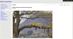 Desktop Screenshot of enviroscims.wikispaces.com