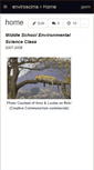 Mobile Screenshot of enviroscims.wikispaces.com