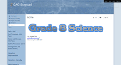 Desktop Screenshot of cac-science8.wikispaces.com